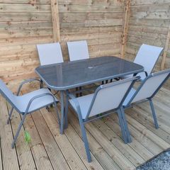 Outdoor Dining Table & 6 Chairs