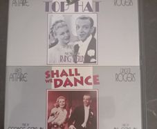 Top Hat & Shall We Dance Dvd Set Fred Astaire Ginger Rogers Vintage Musicals