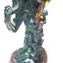 Woman With Naked Bust (35cm, 4.5kg) - Patinated Bronze, Signed Image 5