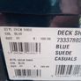 Gallucci blue suede deck shoe, size 31 Image 6