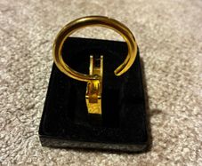 Vintage Jersey Goldsmiths keyring