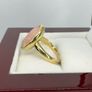 Opal Stunning Terra Opalis Gold Plated Silver Ring Padparadscha Glow Image 10