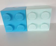 Lego storage containers x 2 stack-able