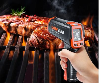 BRAND NEW Digital C/F Selection Surface Handheld Meter Pyrometer
