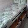 New Stylish single ,Double 4ft, 4ft6, King 5ft And 6ft Superking Sizes Divan Beds Instock. Drawers And Optional Tufted Mattresses Available. Free Delivery Image 9