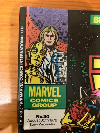 Comic: 'Star Wars Weekly' no. 30 / 1978