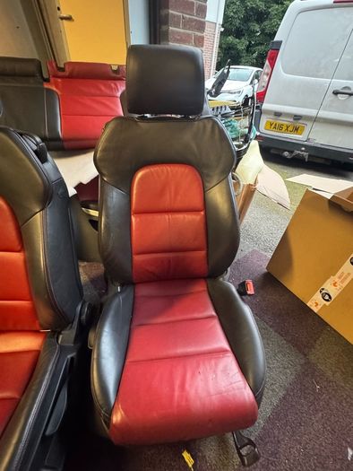 audi a3 s3 8p 3 door red black nappa heated seats and matching door cards