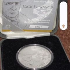 75X Jack B Yeats 10 Euro Silver Proof Coin 2012 From The Irish Central Bank Silver 1oz or 1 standard ounce coin.