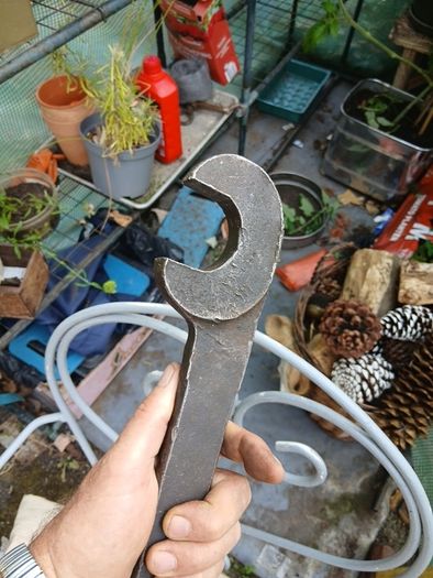 four large open ended spanners