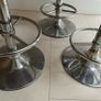 3 Kitchen Bar Stools Black with silver finish Image 7