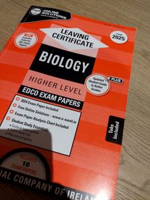 Biology Leaving Cert Higher Level Exam Papers 2025 by EDCO