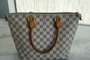 Louis Vuitton Damier Azur Canvass Saleya PM bag