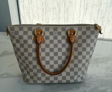 Louis Vuitton Damier Azur Canvass Saleya PM bag