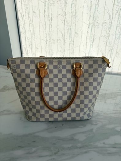 Louis Vuitton Damier Azur Canvass Saleya PM bag
