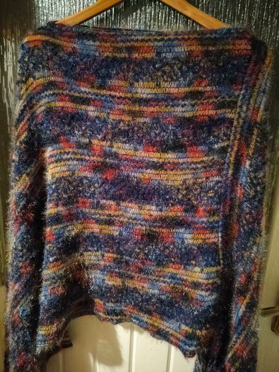 Shein knit,  fuzzy light weight  poncho.