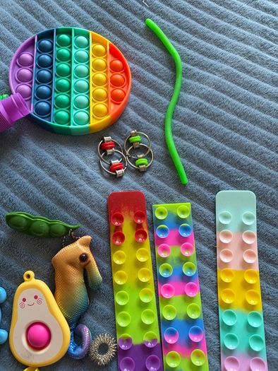 Lot of fidget toys