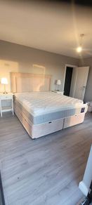 6ft 2 drawer Faith & Eathan split base and Tall Headboard