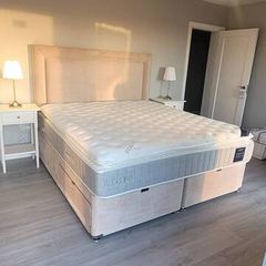6ft 2 drawer Faith & Eathan split base and Tall Headboard