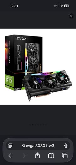 Evga Gtx 3080 ftw3 10GB