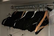 Velvet clothes hanger