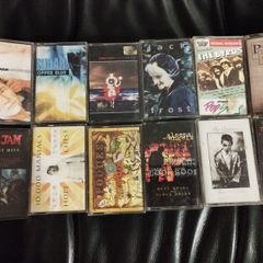 assorted cassettes indie/rock/alternative