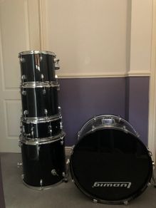Ludwig Accent CS Combo with Paiste 14" Crash