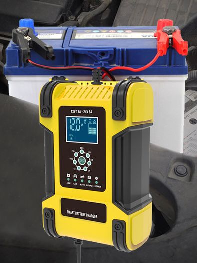 BRAND NEW Car Battery Charger 7 Stage Automatic Charging Intelligent Battery-Chargers Multiple Protection Auto Chargers