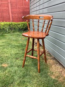 Tall chair/ bar stool with back