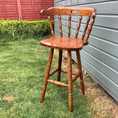 Tall chair/ bar stool with back