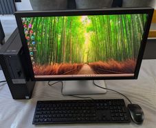 Dell Optiplex 7070 SFF PC Intel i5 9th Gen CPU 16GB DDR4 24" LCD Windows 11 & Office 2021 Pro, 512GB NVMe, Wifi