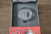 Niue 2 Dollars Mysteries of Wawel Crystal Art Agate Silver Coin 2013 Antique