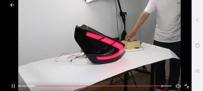 Ford fiesta rear tail lights pair