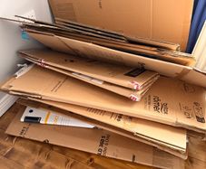 Cardboard boxes