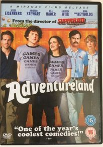 Adventureland [2009] Jesse Eisenberg, Kristen Stewart, Ryan Reynolds, Kristen Wiig & Bill Hader [Movie DVD]