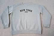 Stylish Grey Oversized Sweatshirt