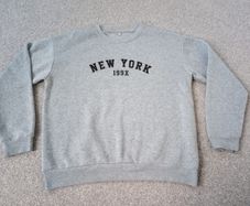 Stylish Grey Oversized Sweatshirt