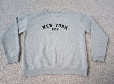 Stylish Grey Oversized Sweatshirt