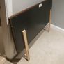 headboard 5ft brown leather Image 3