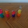 Hand Painted Russian Doll Key Rings x 4 for Sale Image 2