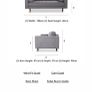 COOPER Grey Fabric 2 Seater Sofa x 2 Image 6