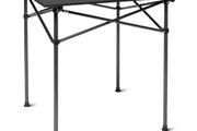 Camping Table, Tall, 70.4 cm W x 70.4 cm (D) x 69.9 cm H Black