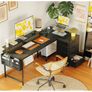 Corner Desk Black Image 7