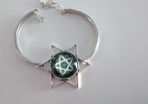 Wiccan Occult Pentagram Bangle