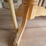 solid oak dining table Image 4