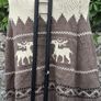 Atmosphere - Nordic Fair Isle Chunky Knit Cape Cardigan Image 3