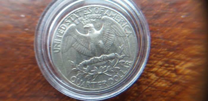 Rare 1984 Quarter Dollar Error, with error in the D