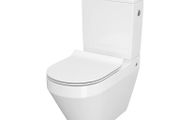 Cersanit Compact Toilet Back to Wall, Oval Shape