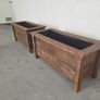 2 wooden planters 78cm x34cm H 38cm Image 3