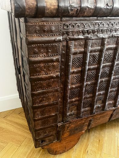 Antique wooden chest