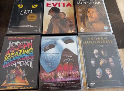 Andrew Lloyd Webber DVD Collection Bundle Musicals